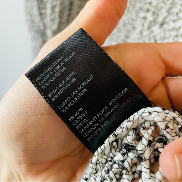 Urban Outfitters Grey Open Knit Slub Cardigan - Picture 9 of 10